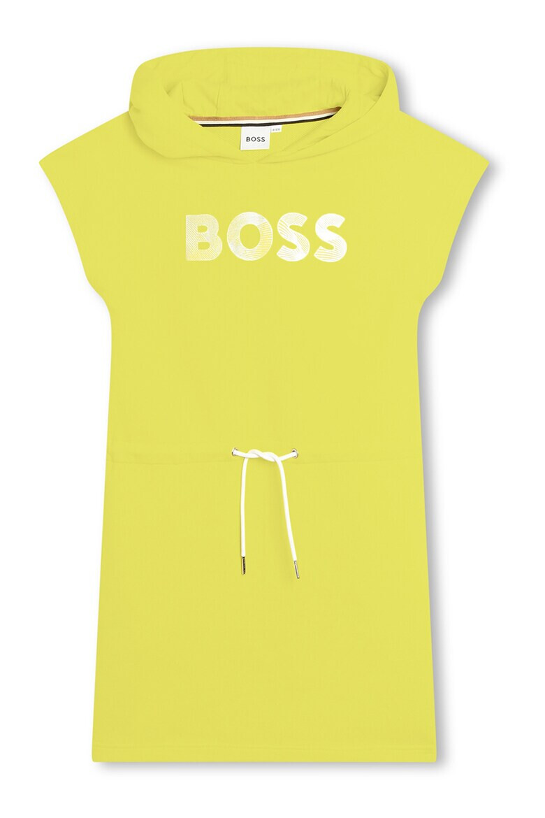 BOSS Kidswear Рокля с качулка и скосени джобове - Pepit.bg