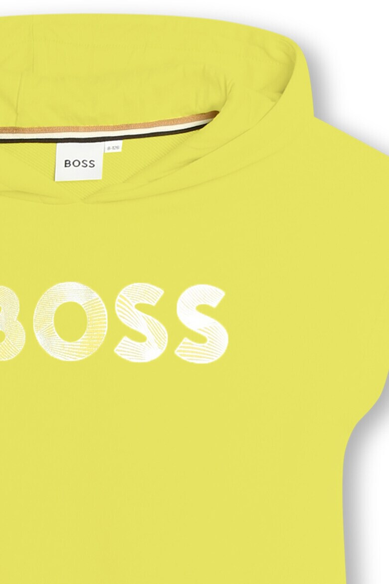 BOSS Kidswear Рокля с качулка и скосени джобове - Pepit.bg