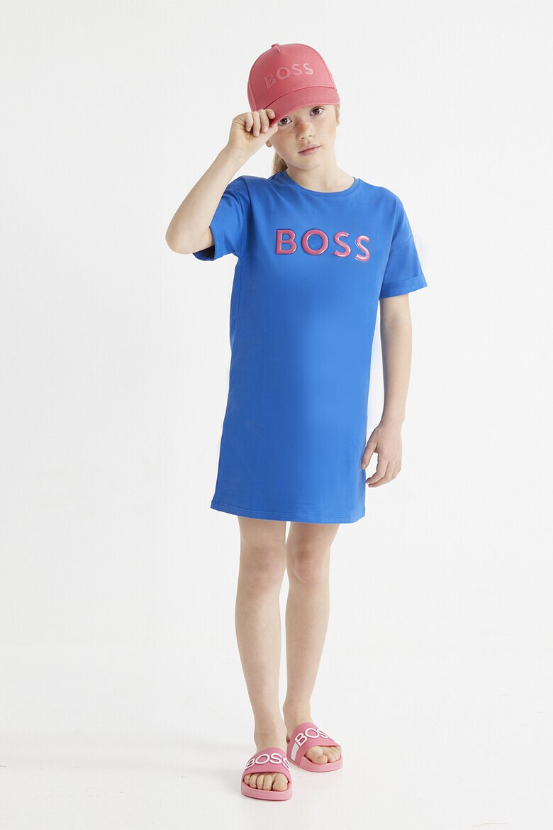 BOSS Kidswear Рокля тип тениска с лого - Pepit.bg