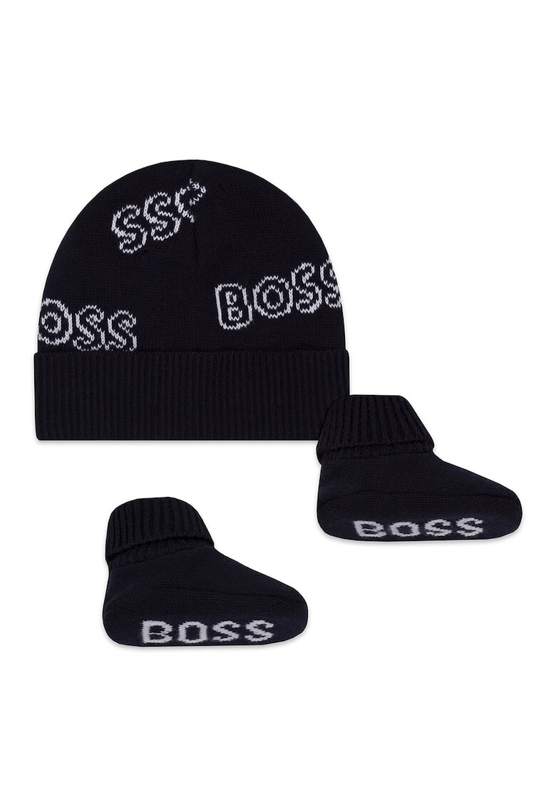 BOSS Kidswear Шапка и ботинки - 3 части - Pepit.bg