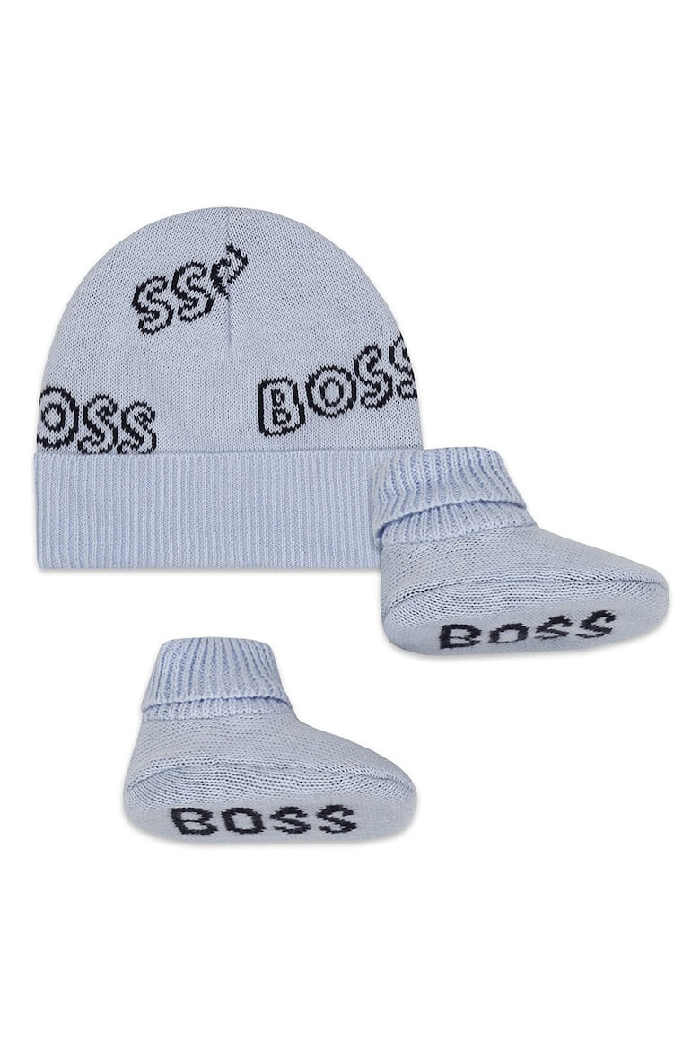 BOSS Kidswear Шапка и ботинки - 3 части - Pepit.bg