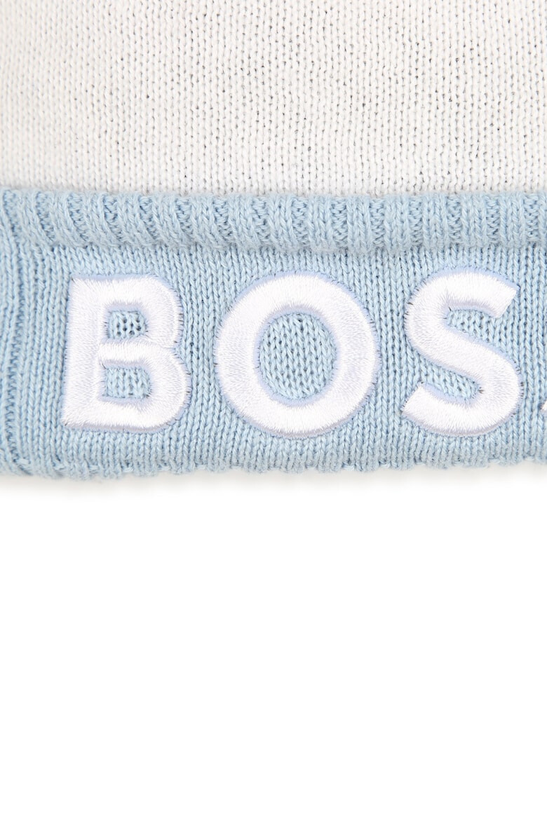 BOSS Kidswear Шапка с помпон и лого - Pepit.bg