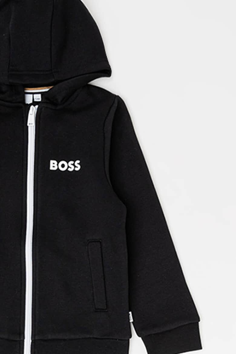 BOSS Kidswear Спортен екип с лого и качулка - Pepit.bg