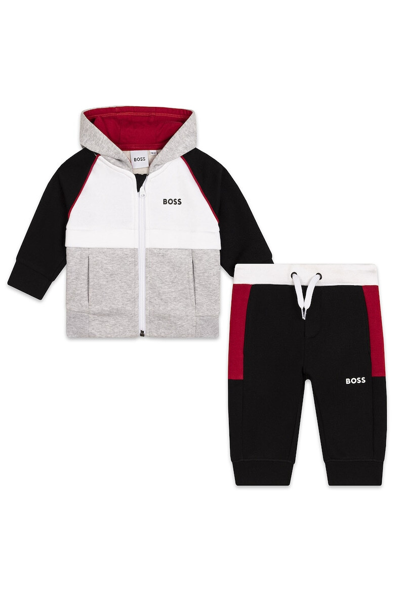 BOSS Kidswear Спортен екип с памук и лого - Pepit.bg