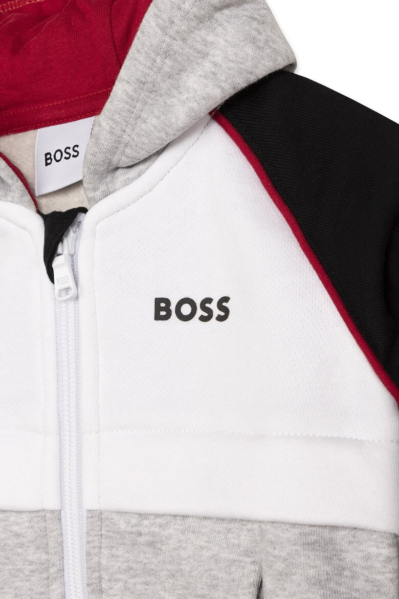 BOSS Kidswear Спортен екип с памук и лого - Pepit.bg