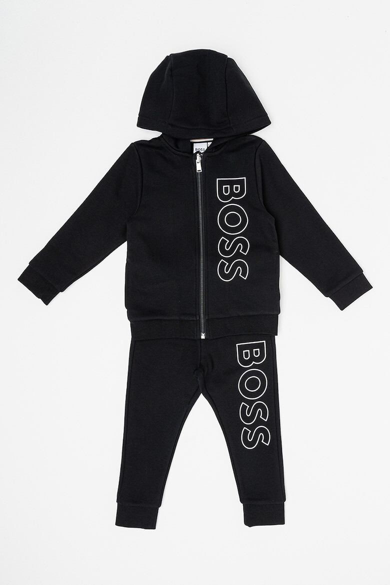 BOSS Kidswear Спортен екип с памук и лого - Pepit.bg