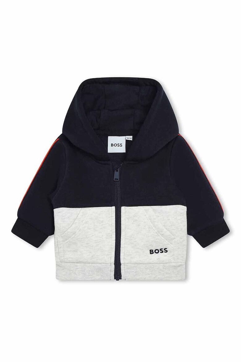 BOSS Kidswear Спортен екип с цветен блок и качулка - Pepit.bg