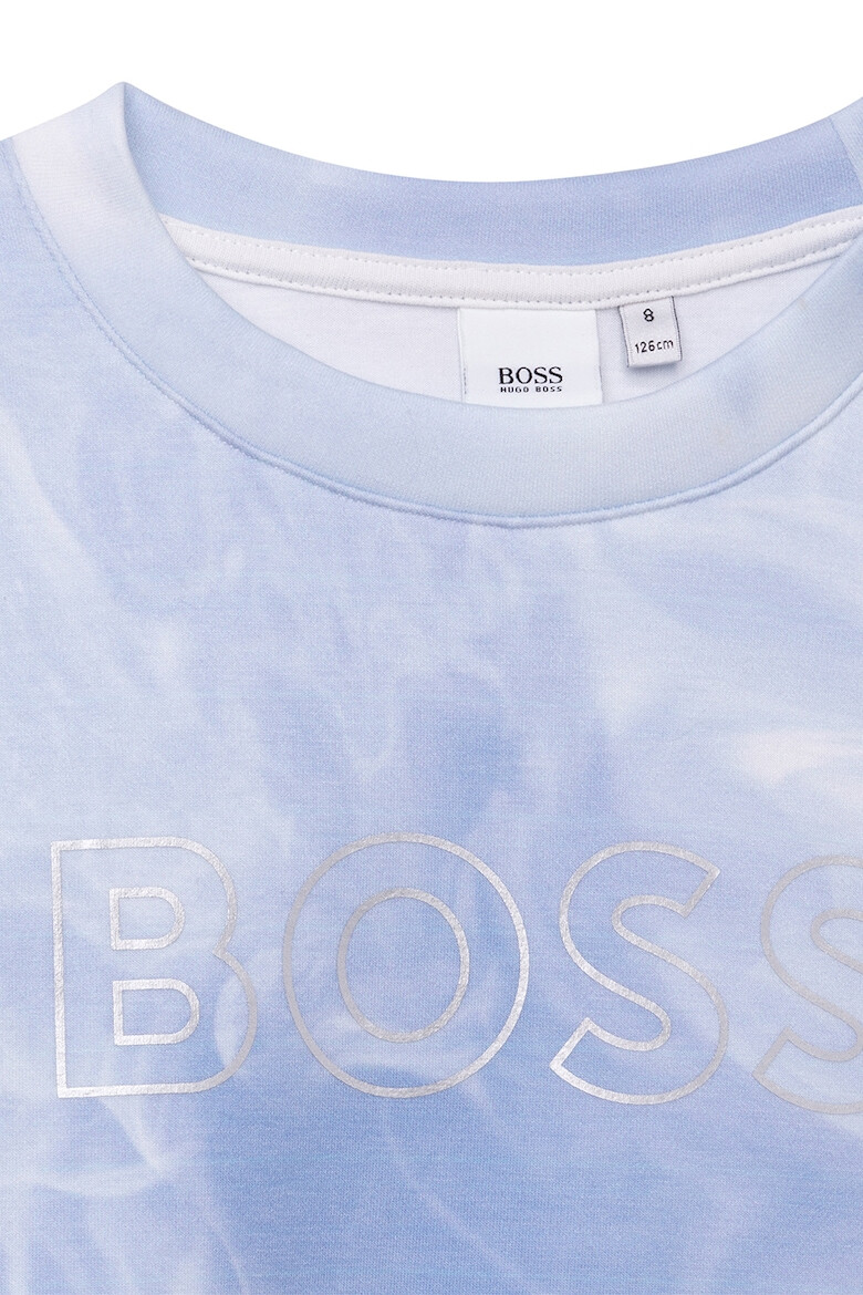 BOSS Kidswear Суитшърт с абстрактна щампа и лого - Pepit.bg