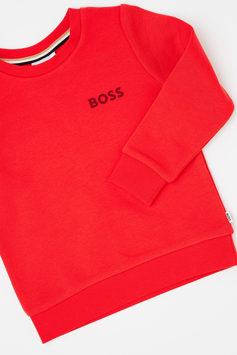 BOSS Kidswear Суитшърт с памук с лого - Pepit.bg