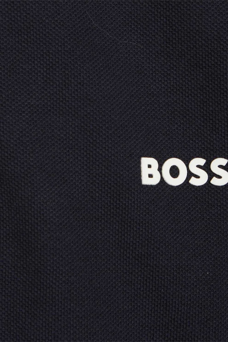 BOSS Kidswear Тениска с яка и лого - Pepit.bg