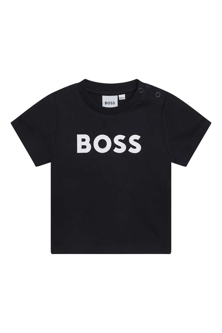 BOSS Kidswear Тениска с контрастно лого - Pepit.bg