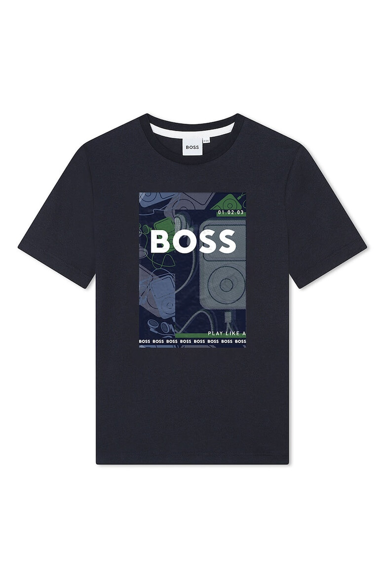 BOSS Kidswear Тениска с паук и принт - Pepit.bg