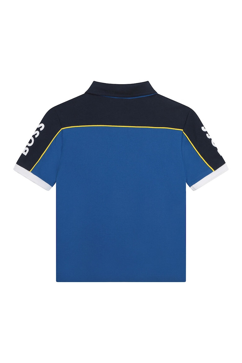 BOSS Kidswear Тениска с яка и бермуди - Pepit.bg