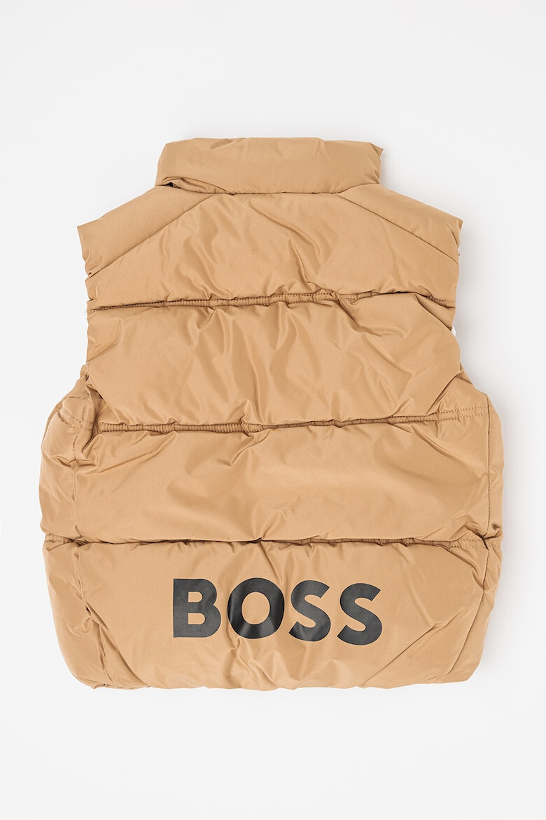 BOSS Kidswear Ватиран елек с лого - Pepit.bg