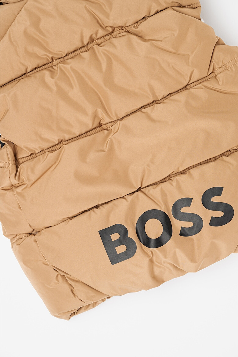 BOSS Kidswear Ватиран елек с лого - Pepit.bg