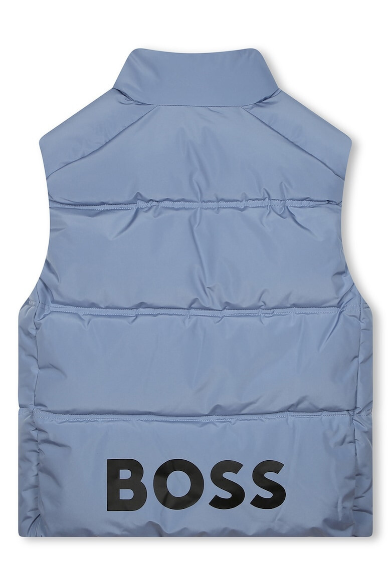 BOSS Kidswear Ватиран елек с лого - Pepit.bg