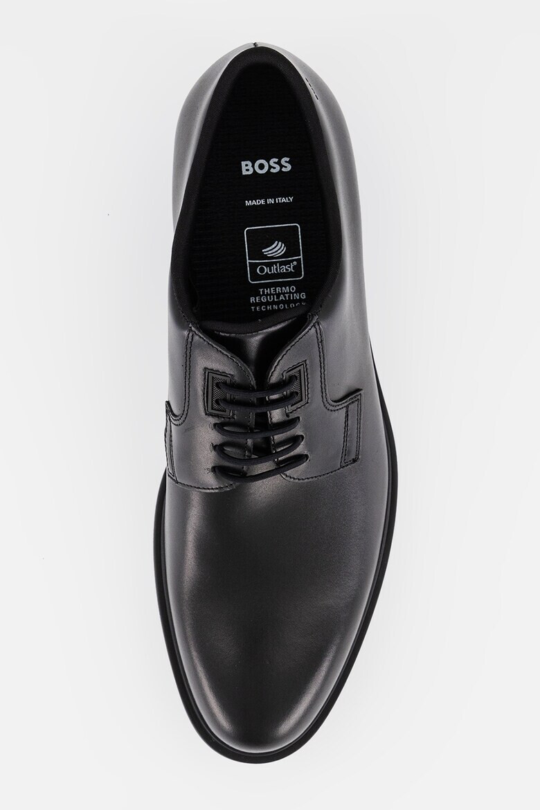 BOSS Кожени обувки с издължен връх - Pepit.bg