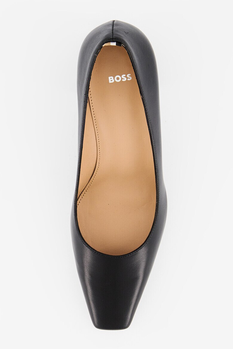BOSS Кожени обувки с масивен ток - Pepit.bg