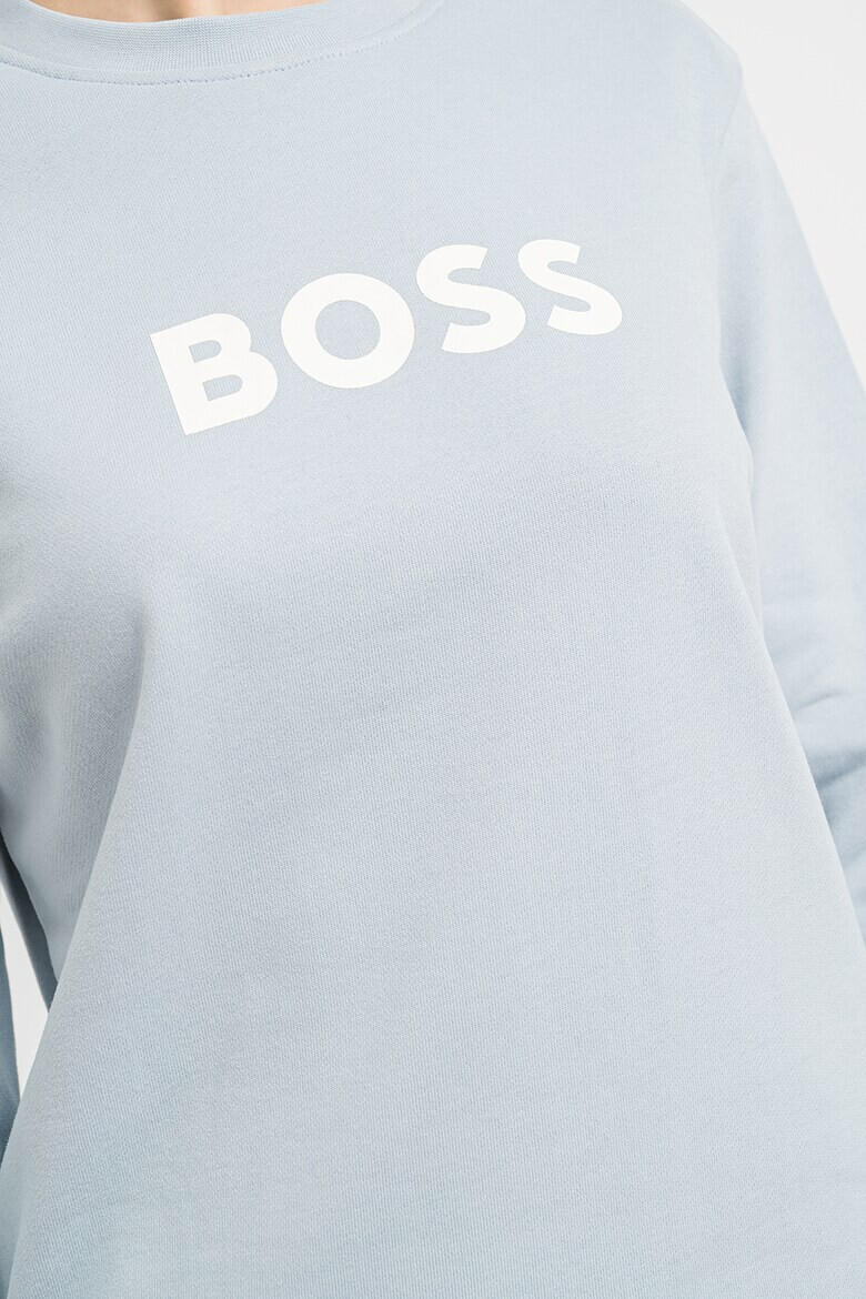 BOSS Памучен суитшърт с лого - Pepit.bg