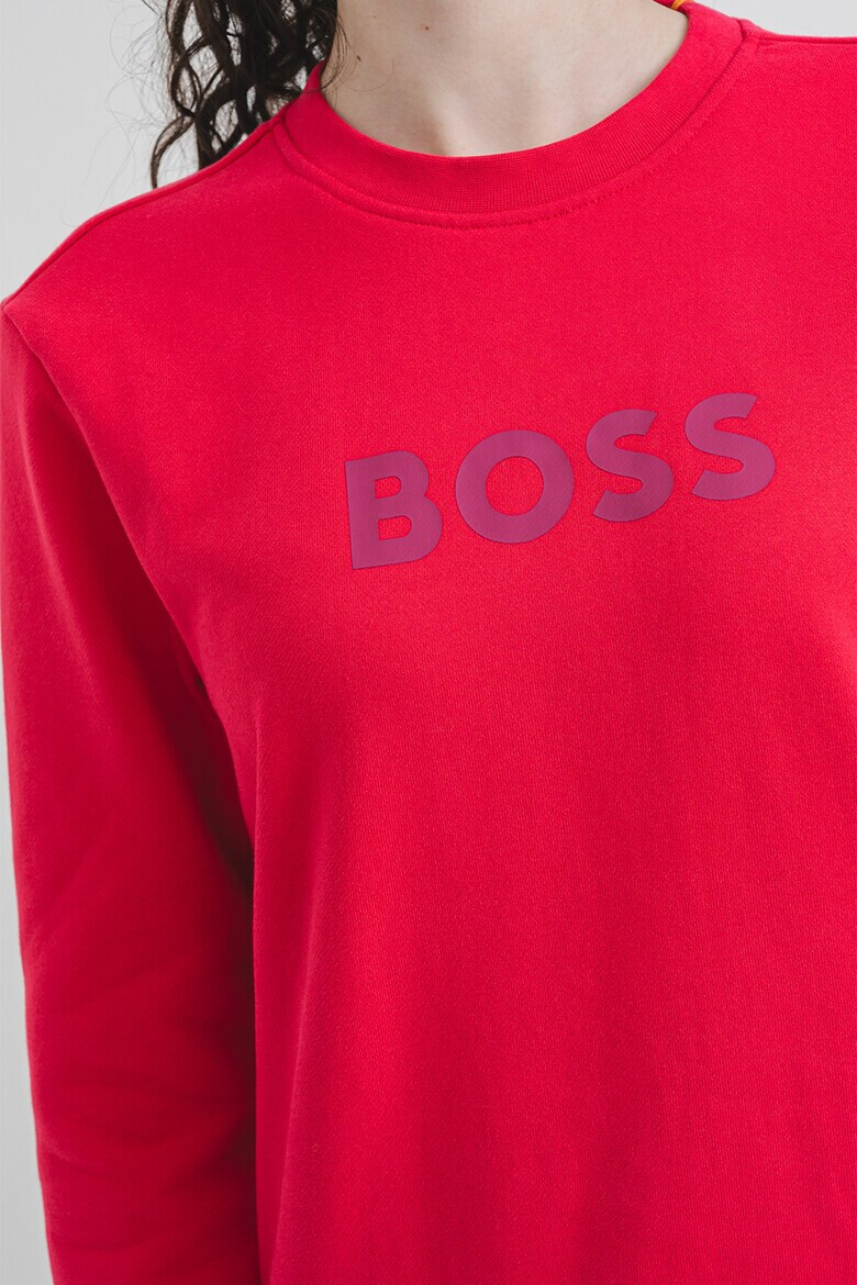 BOSS Памучен суитшърт с лого - Pepit.bg
