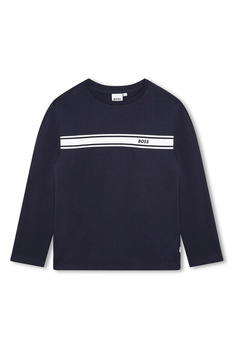 BOSS Kidswear Памучна пижама с лого - Pepit.bg