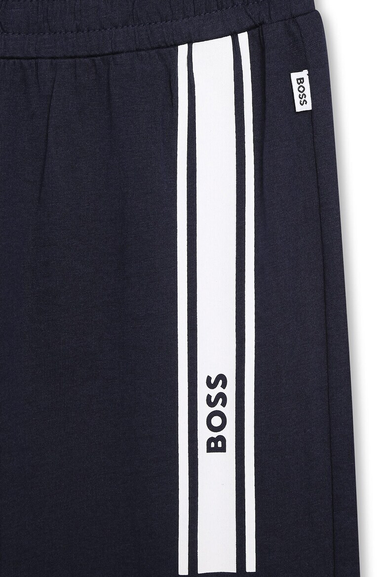 BOSS Kidswear Памучна пижама с лого - Pepit.bg