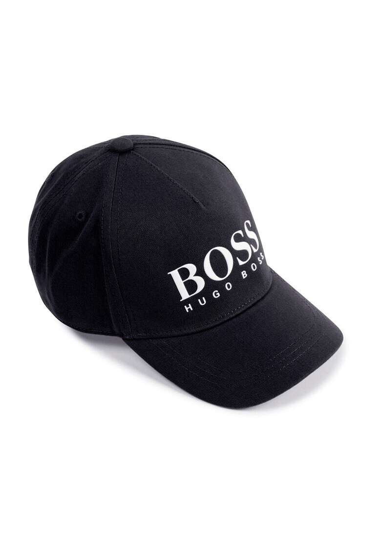 BOSS Памучна шапка с лого - Pepit.bg