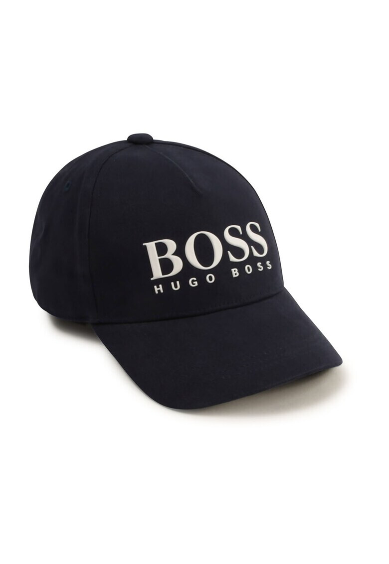 BOSS Памучна шапка с лого - Pepit.bg