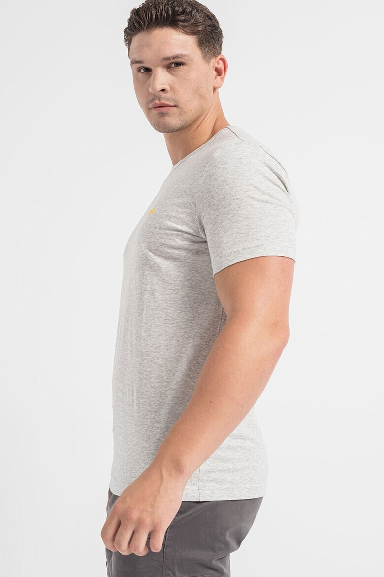 BOSS Памучна тениска Curved - Pepit.bg