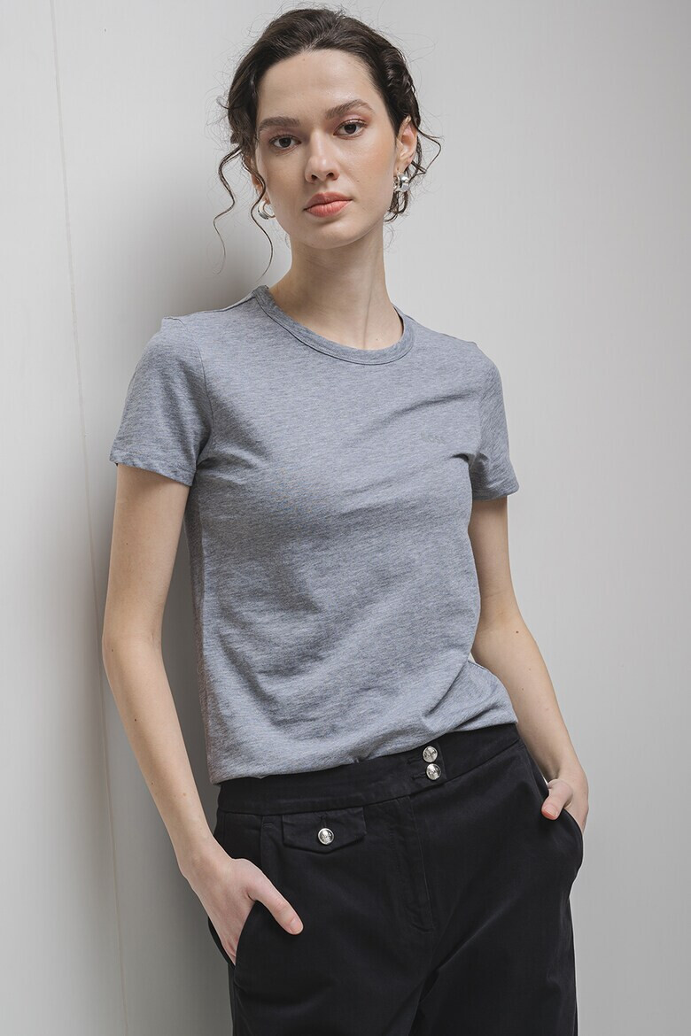 BOSS Памучна тениска Elsa - Pepit.bg