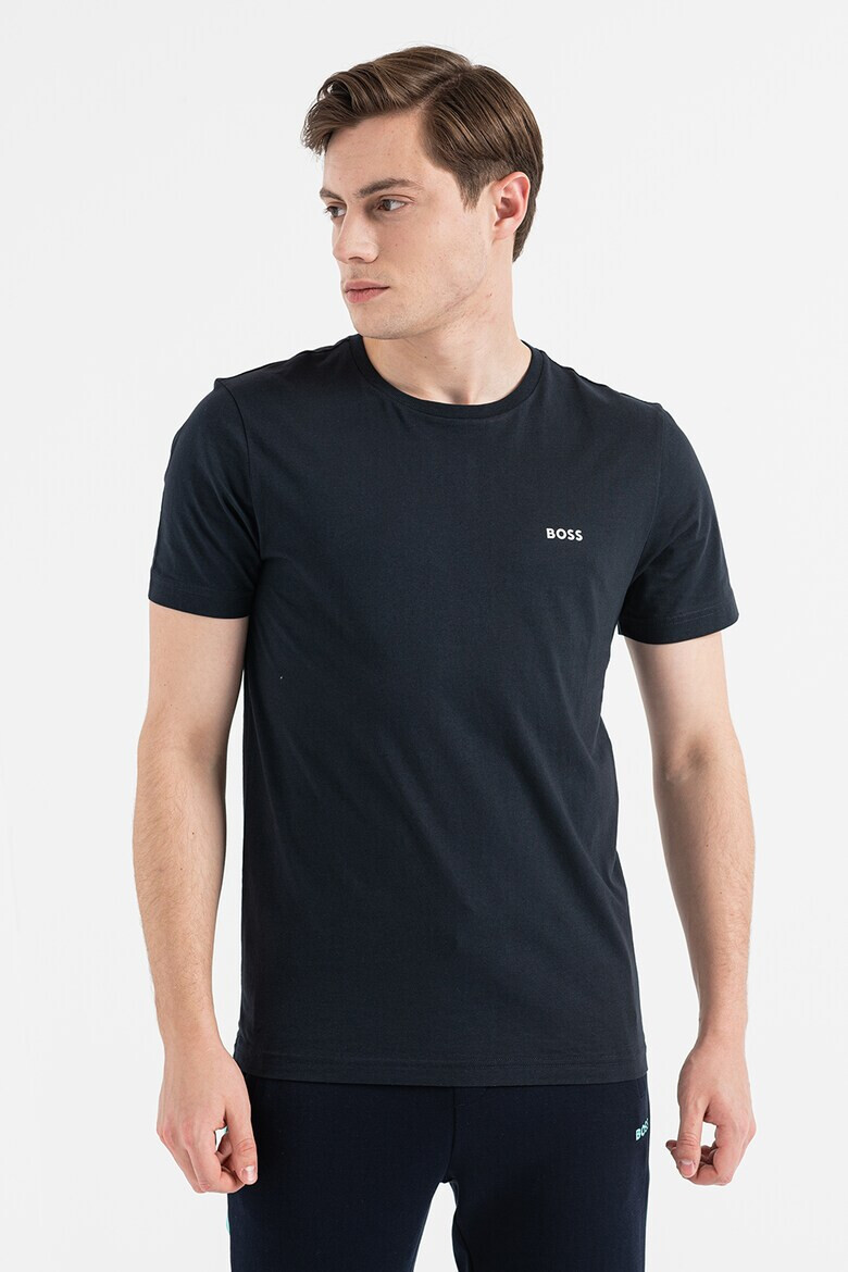 BOSS Памучна тениска Tee7 с лого на гърба - Pepit.bg