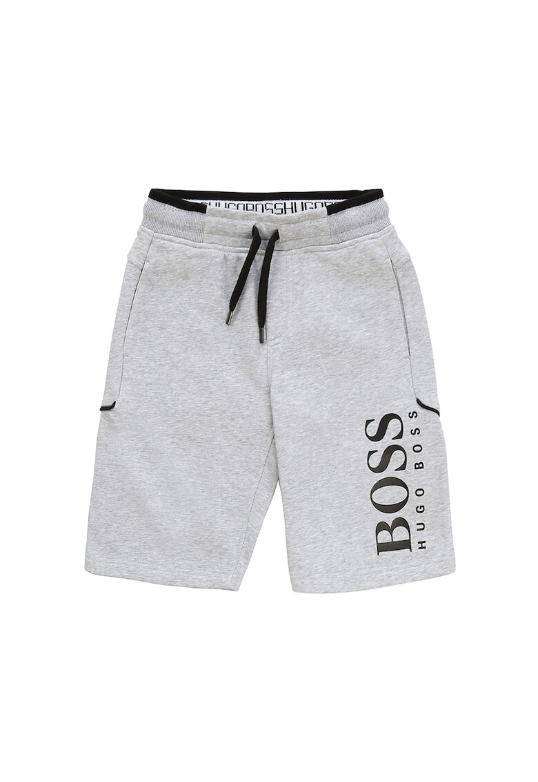 BOSS Спортни бермуди с лого - Pepit.bg