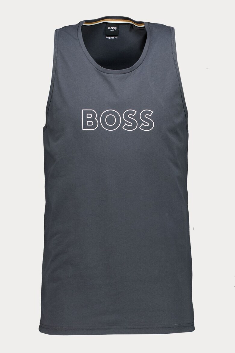 BOSS Стандартен памучен топ - Pepit.bg