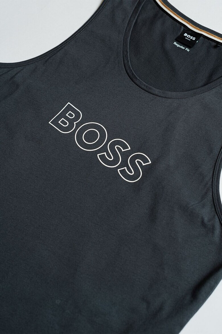 BOSS Стандартен памучен топ - Pepit.bg