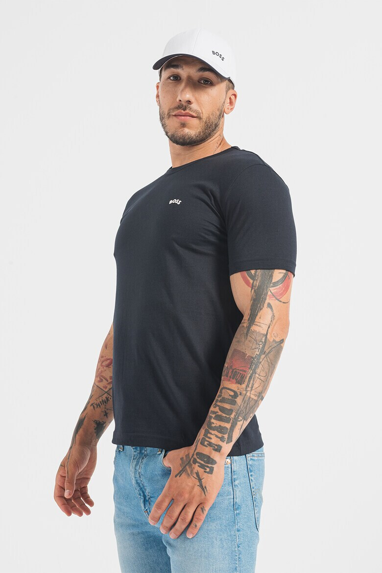 BOSS Тениска Curved с лого - Pepit.bg