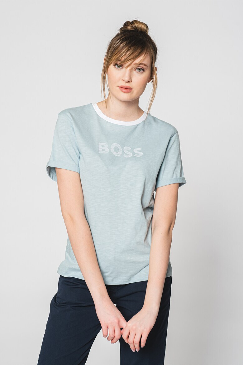 BOSS Тениска Emoi с лого - Pepit.bg