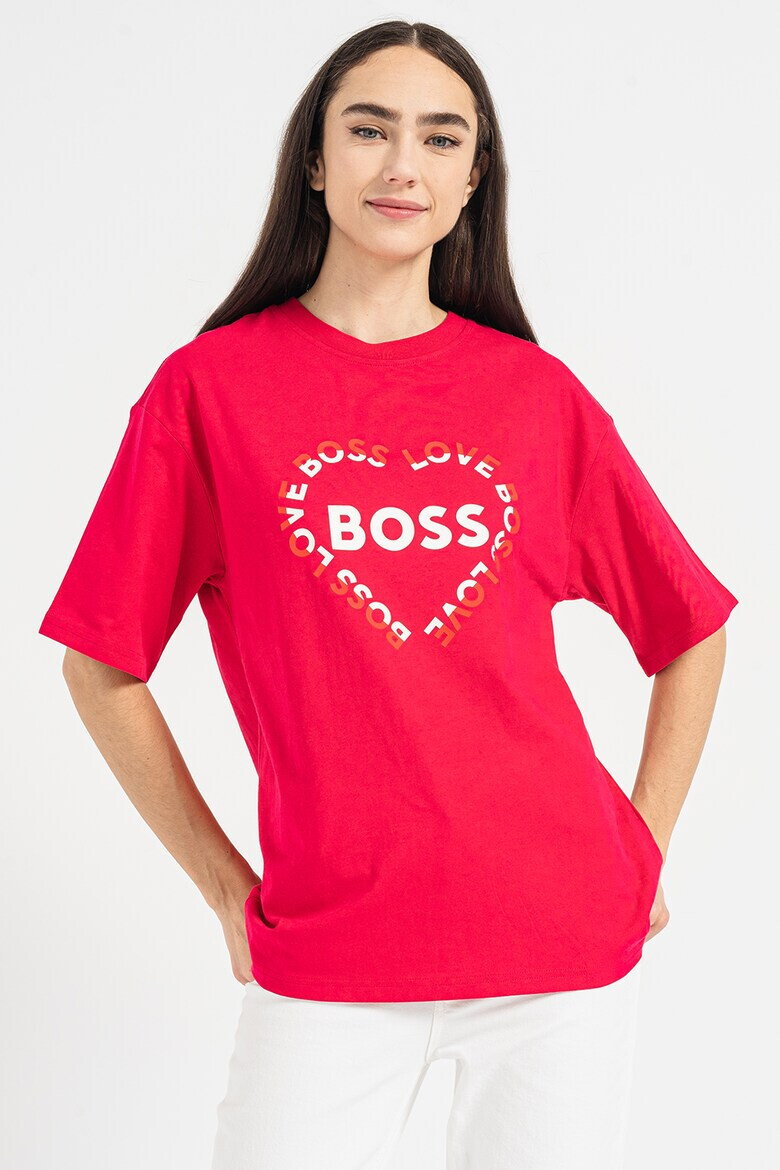 BOSS Тениска с лого Ebase - Pepit.bg