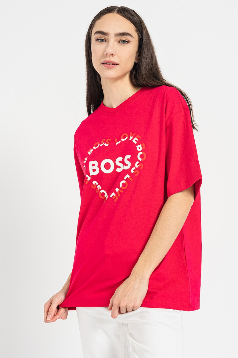 BOSS Тениска с лого Ebase - Pepit.bg