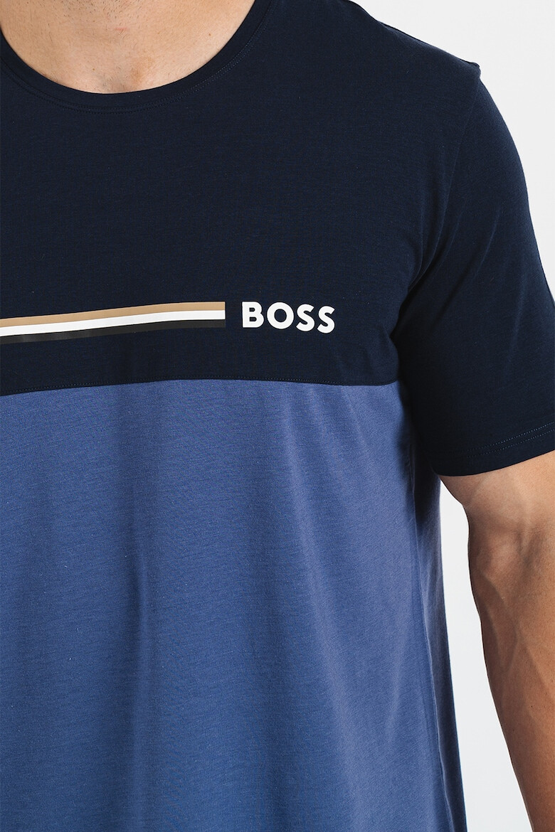 BOSS Тениска с модал и лого - Pepit.bg