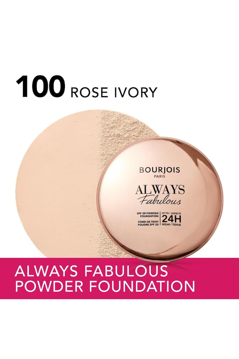 Bourjois Фон дьо тен compact Always Fabulous 7 гр - Pepit.bg