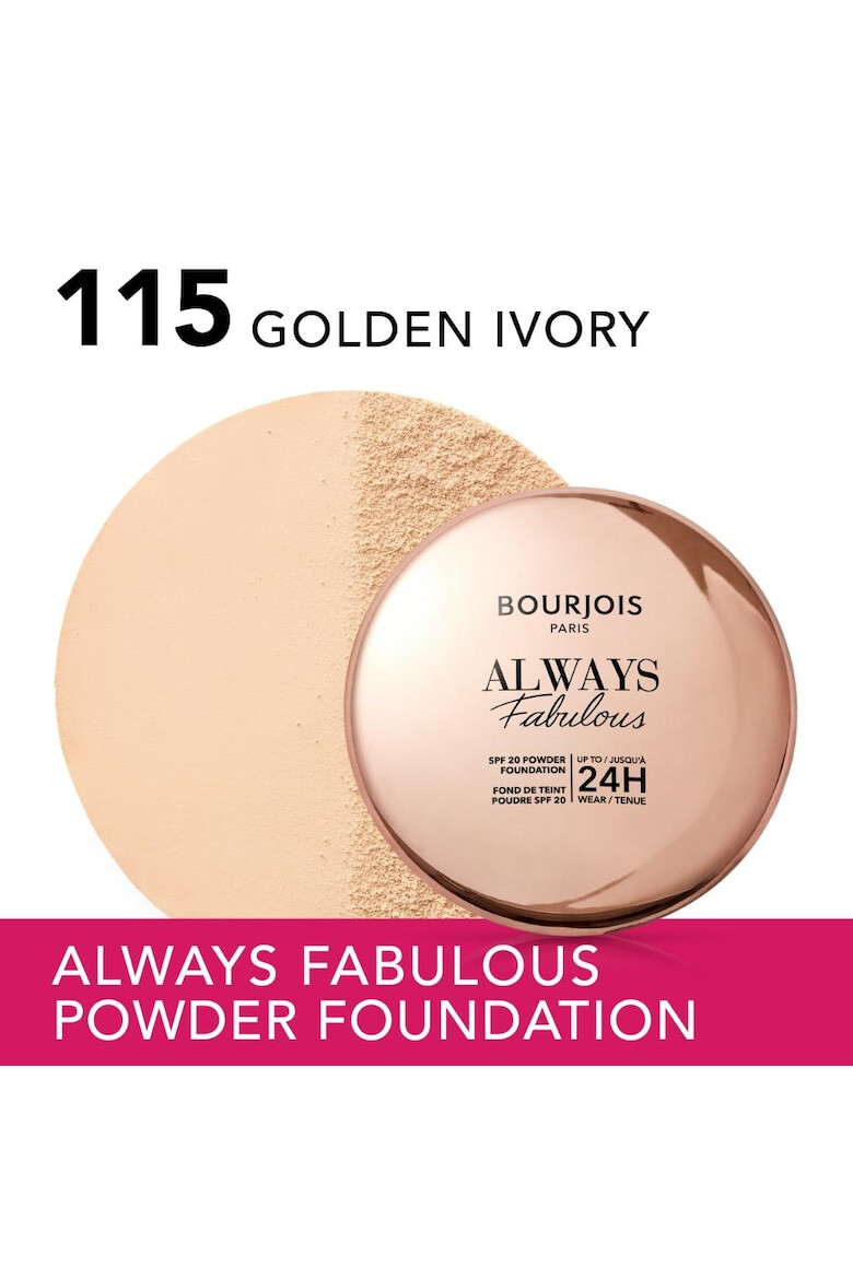 Bourjois Фон дьо тен compact Always Fabulous 7 гр - Pepit.bg