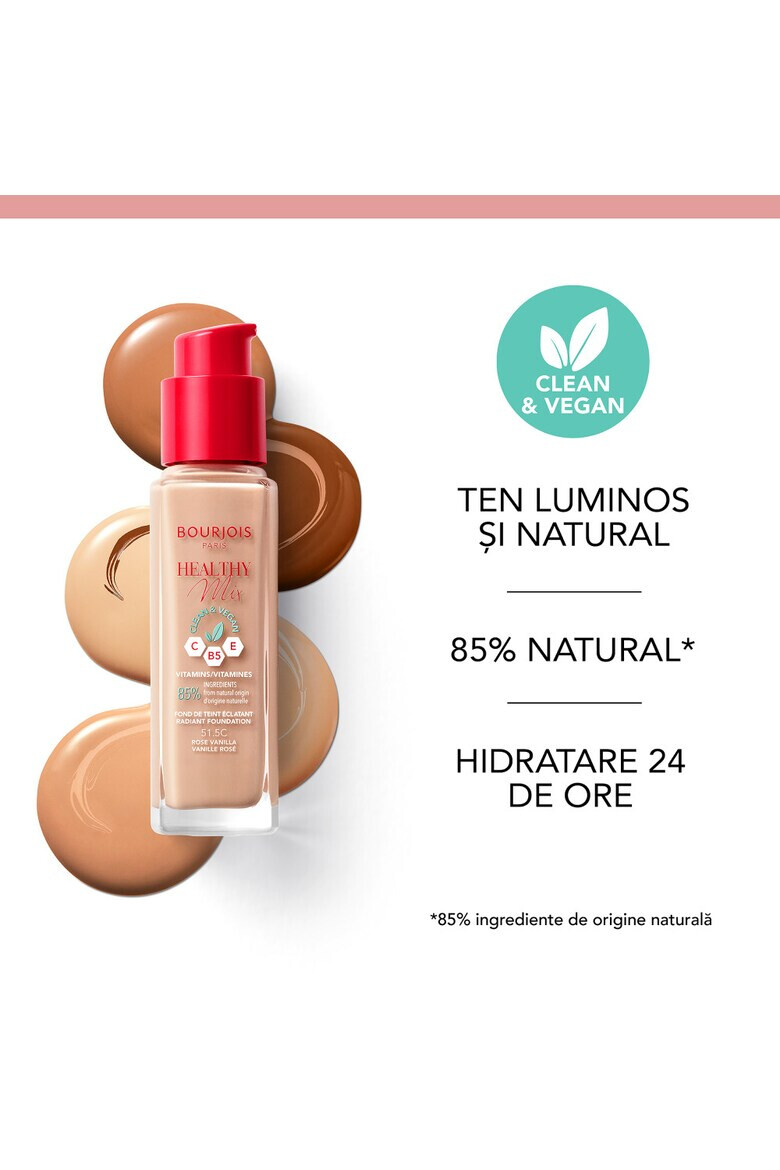 Bourjois Фон дьо тен Healthy Mix 30 мл - Pepit.bg