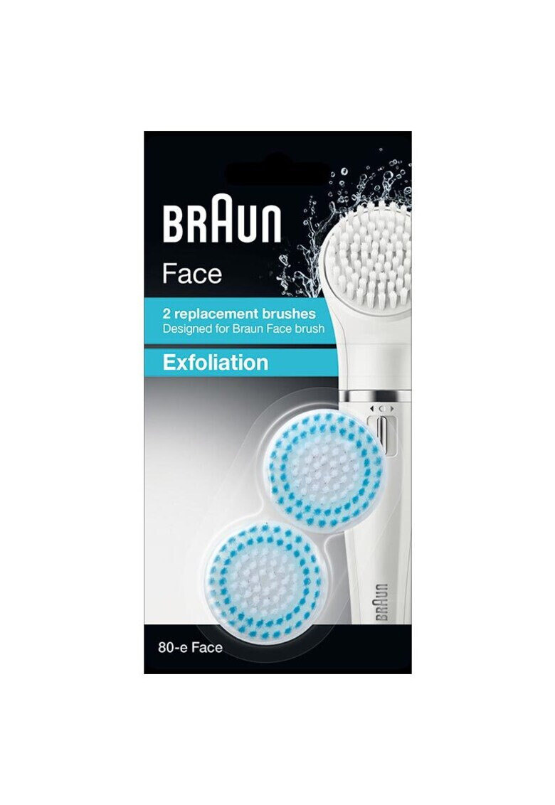 Braun Резервна четка за епилатор Face SE80-E Exfoliant за нормална или мазна кожа - Pepit.bg