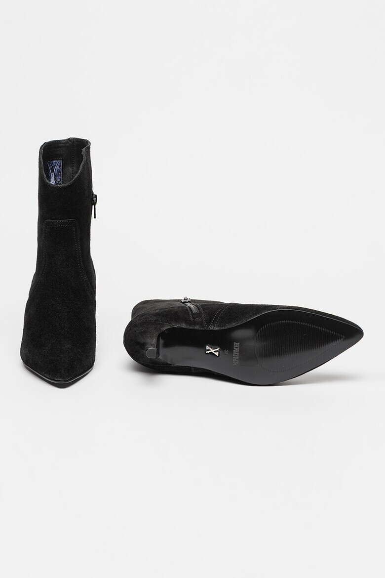 Bronx Велурени боти с остър връх - Pepit.bg