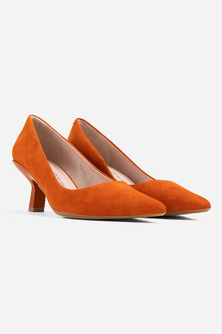 Bronx Велурени обувки с остър връх - Pepit.bg
