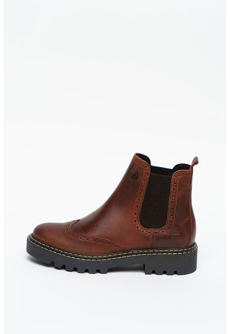 Bullboxer Кожени боти Brogue тип Chelsea - Pepit.bg
