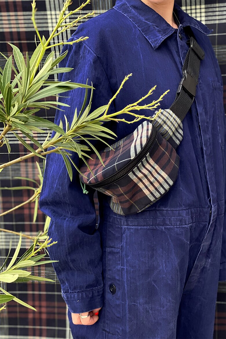 BumbagR Чанта за кръста Plaid - Pepit.bg