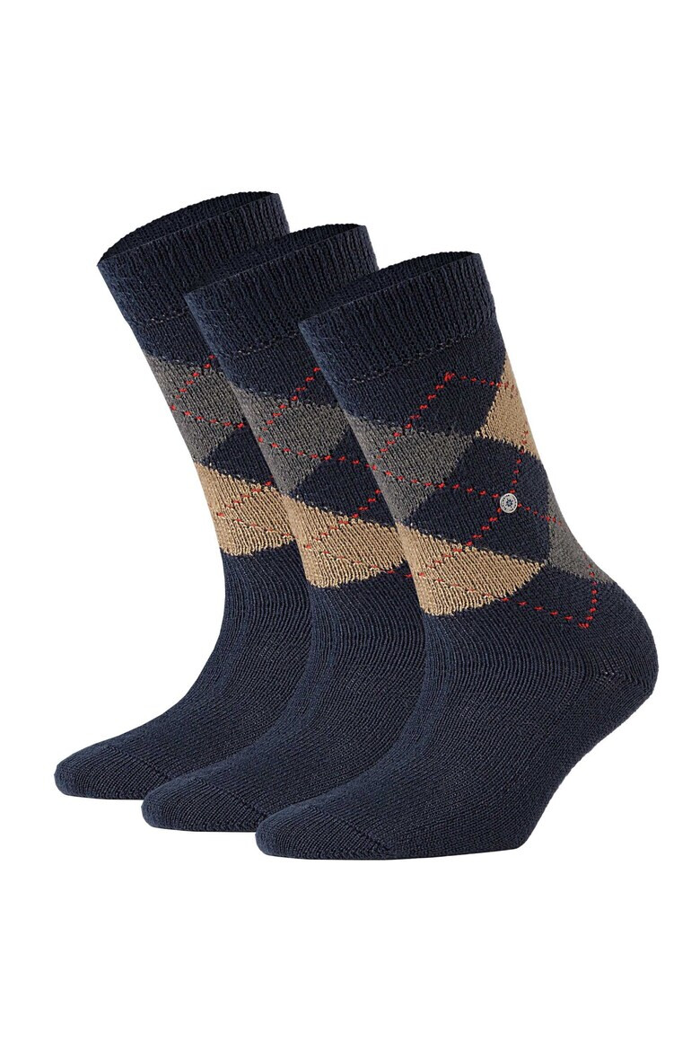 Burlington Чорапи Whitby Argyle - 3 чифта - Pepit.bg