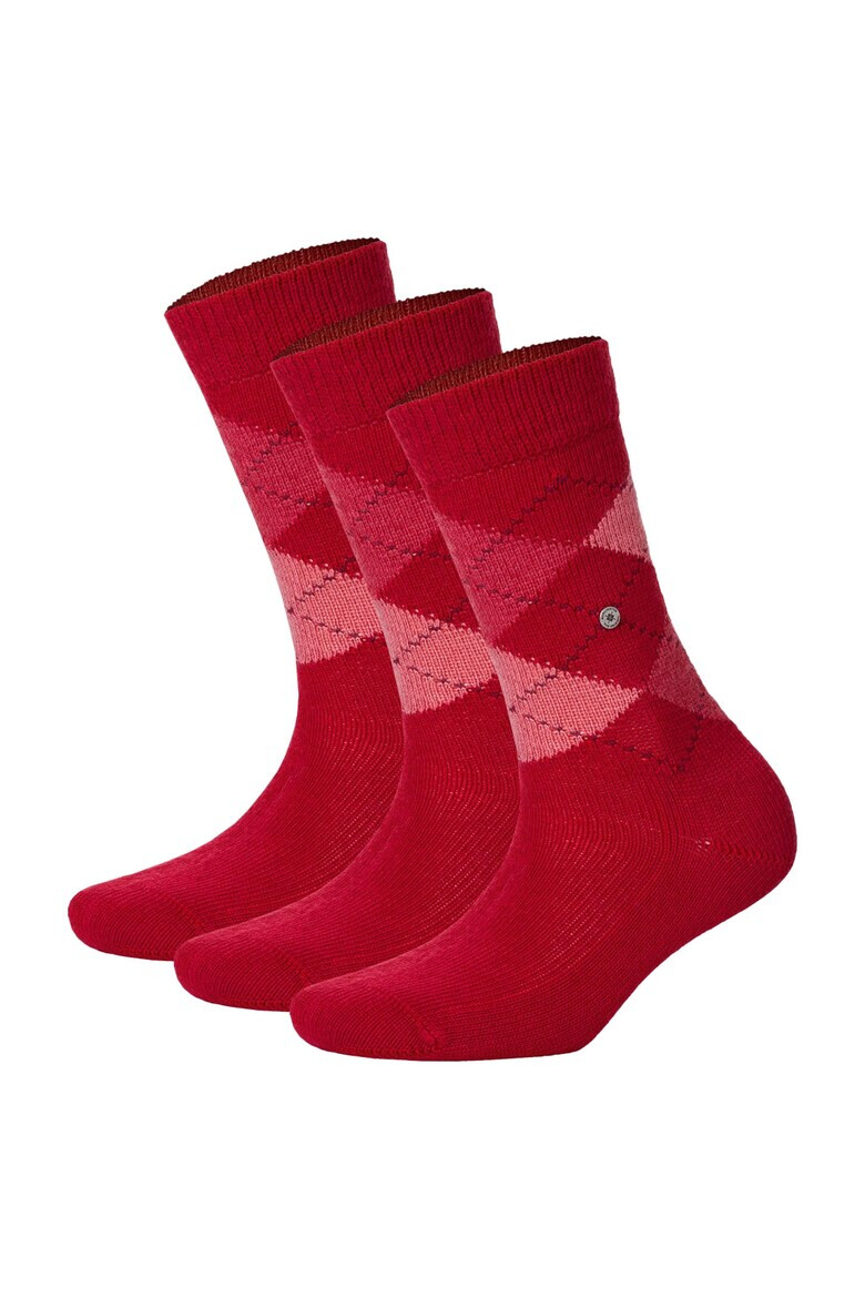 Burlington Чорапи Whitby на каре - 3 чифта - Pepit.bg