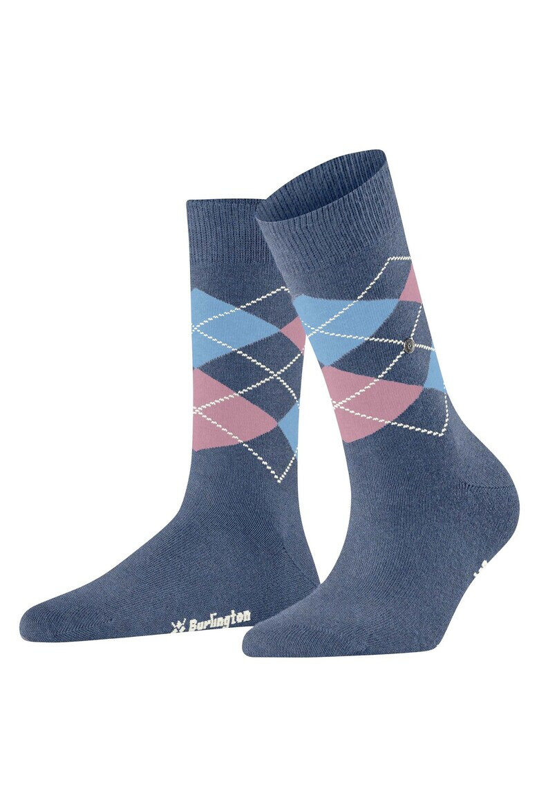 Burlington Дълги чорапи Argyle - 2 чифта - Pepit.bg
